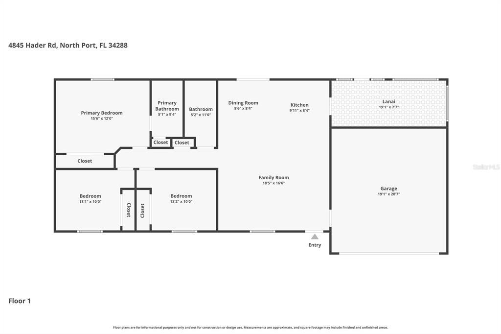Property for sale at 4845 HADER ROAD, NORTH PORT, FL, 34288