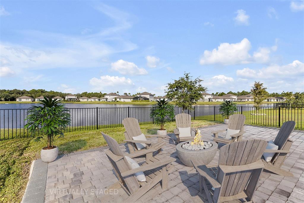 Back Patio Virtually Staged