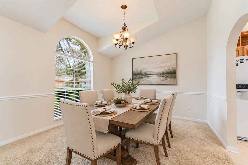 Dining Room Virtually Staged