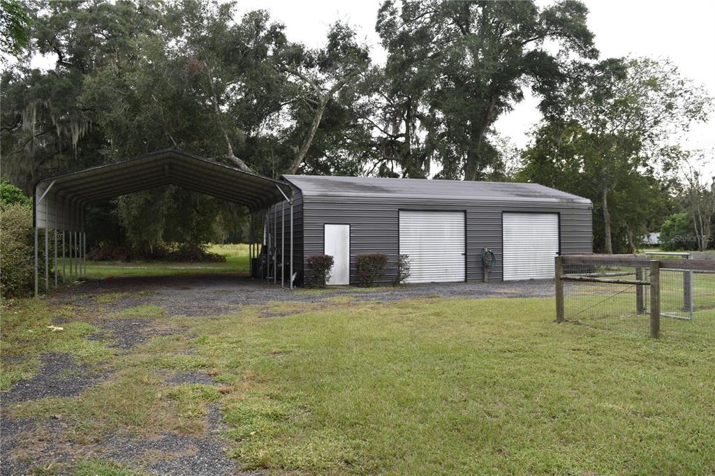 Workshop and Carport