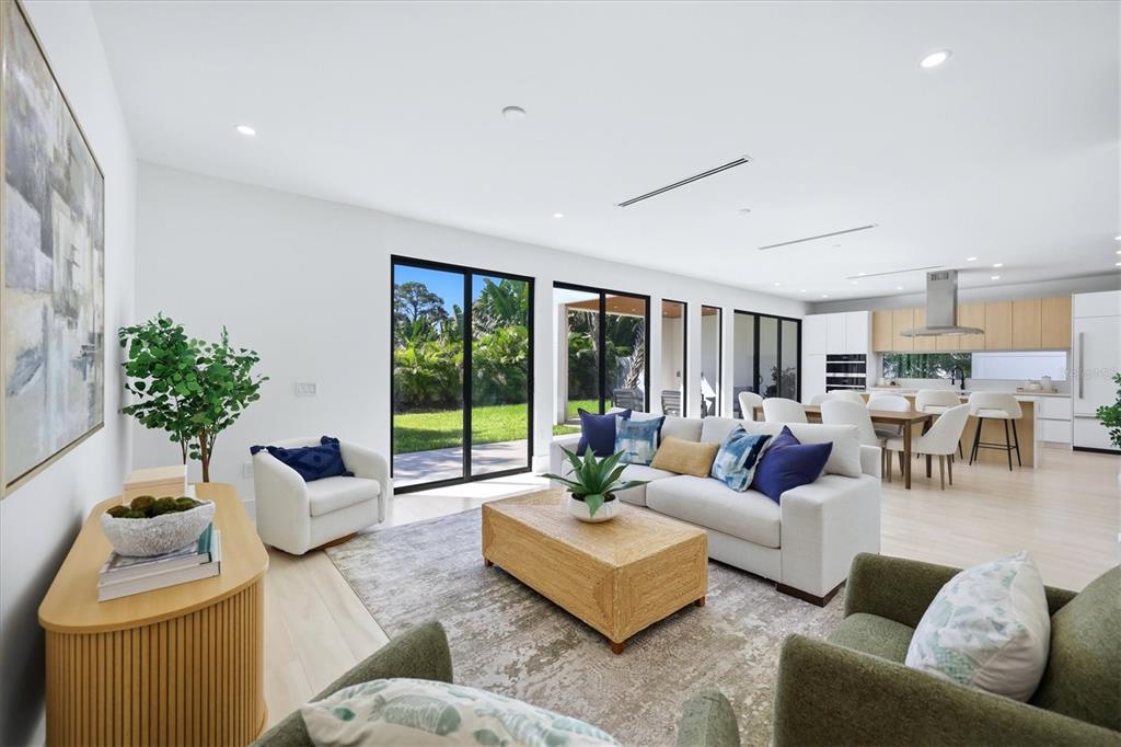 high ceilings, open floor plan, lots of natural light