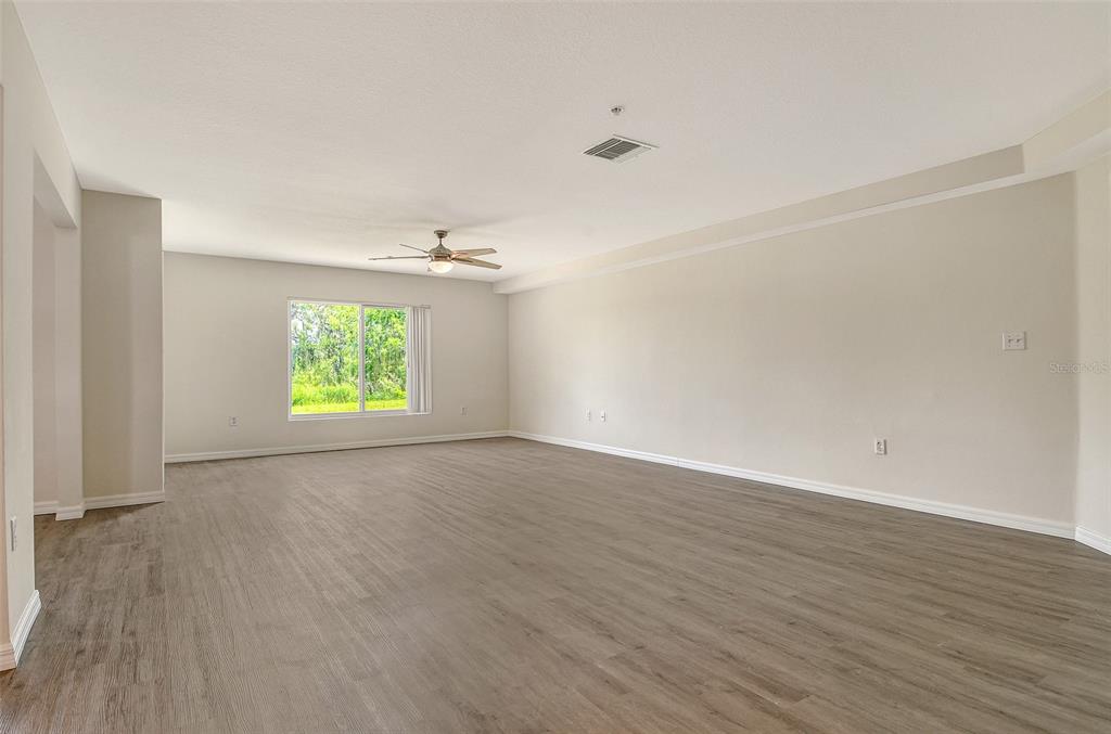 Spacious living area