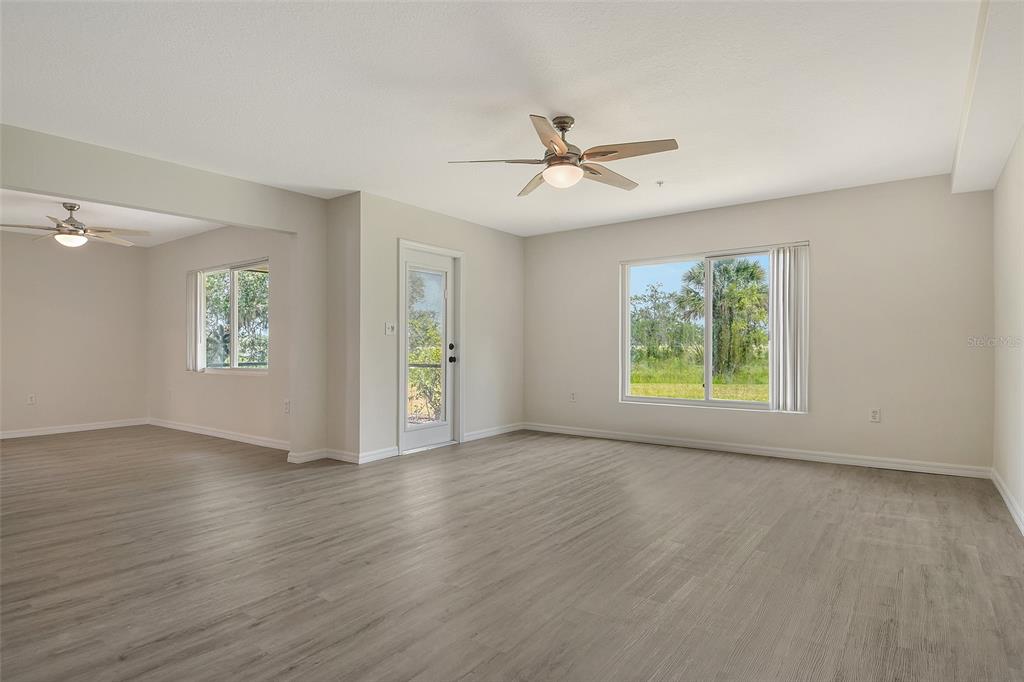 Brand-new luxury vinyl wide plank flooring