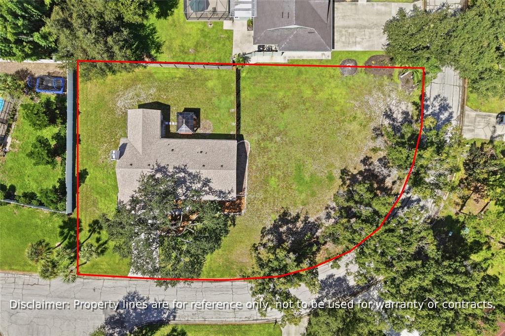 .48 acre corner lot