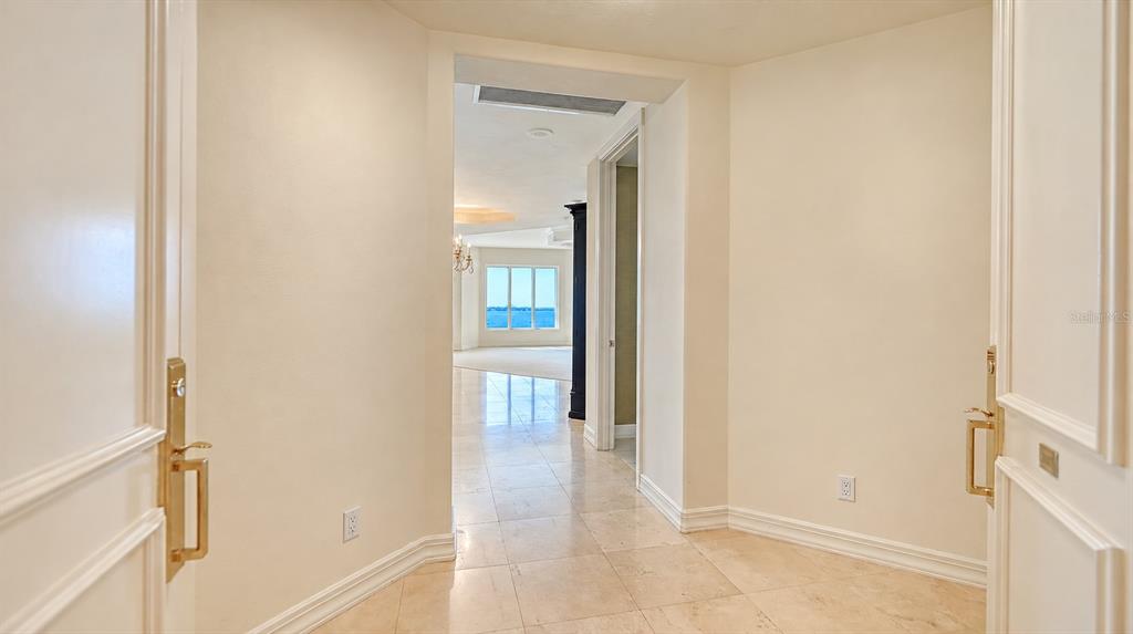 Entry Foyer with Water Views