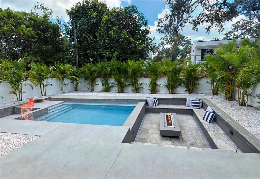 Pool & Fire pit