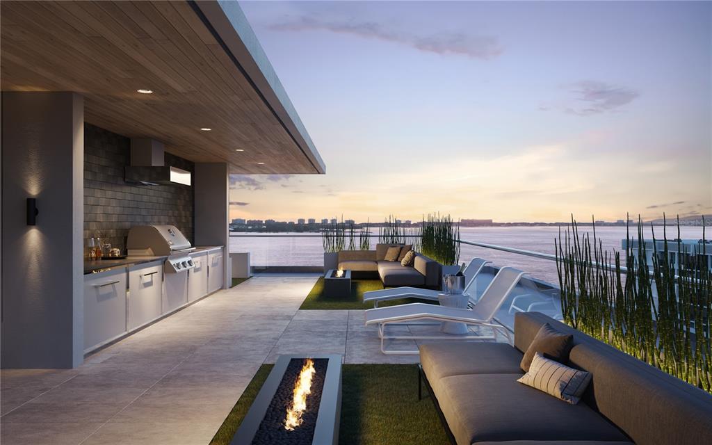 Rendering of Rooftop Terrace