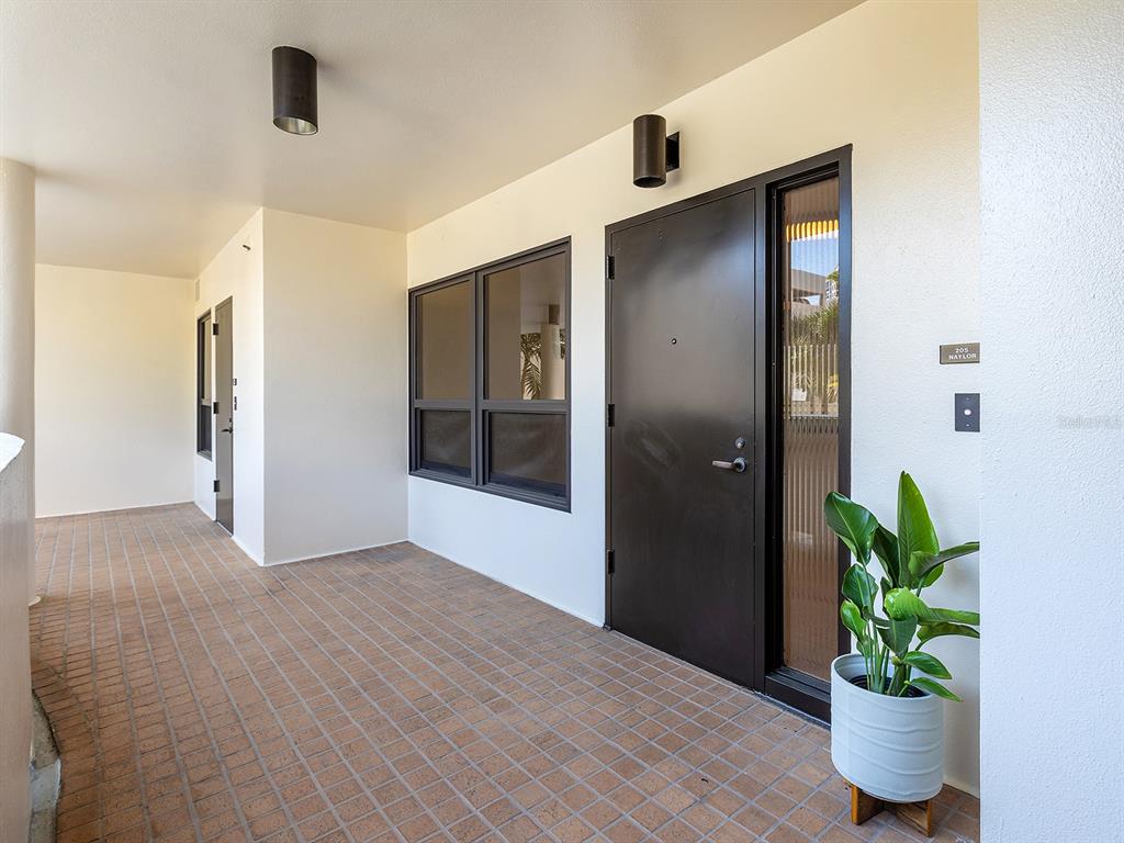 Entrance to the Unit