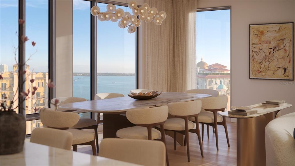 Artist Rendering Residence 01 Dining Area