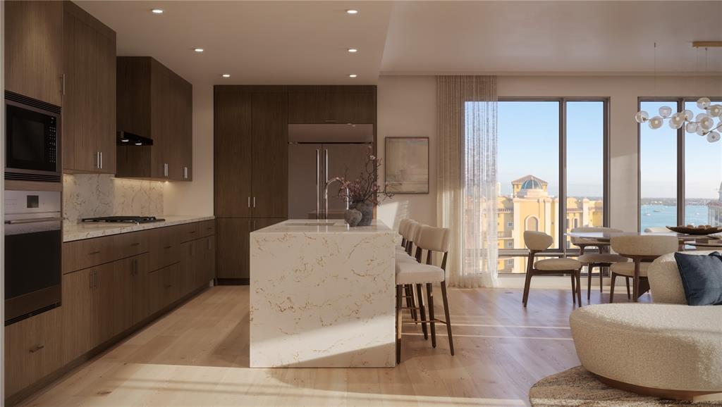Artist Rendering Residence 01 Kitchen