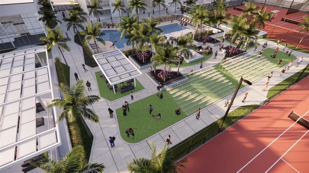 Sarasota Bath & Racquet Club is a Private Club offering INDOOR + OUTDOOR Tennis, Pickleball, and Padel, Massive Lap Pool with Cabanas and Pool Food & Beverage Service....AND THERE'S MORE....