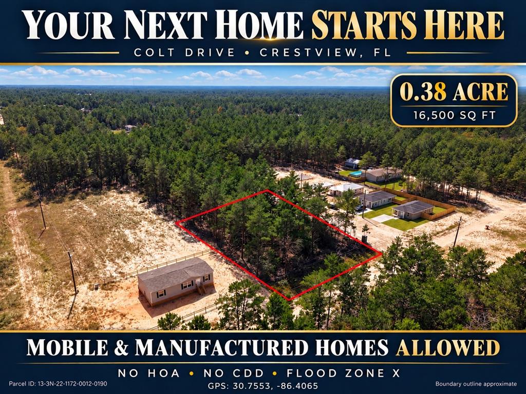Property for sale at COLT DRIVE, CRESTVIEW, FL, 32539