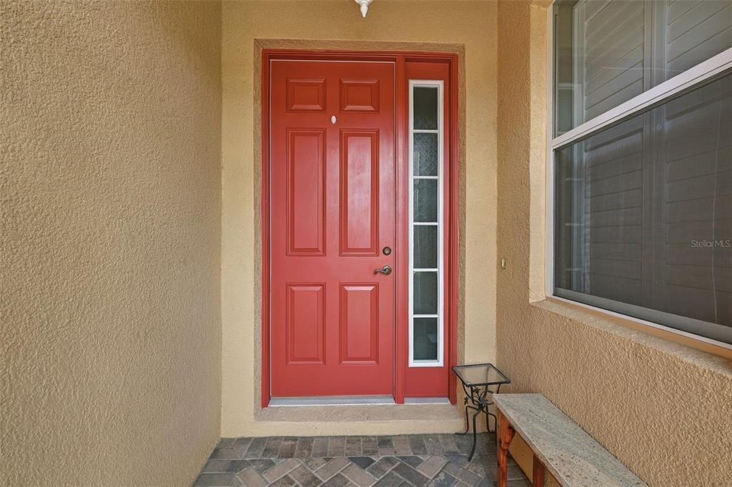 Front Door From the Courtyard