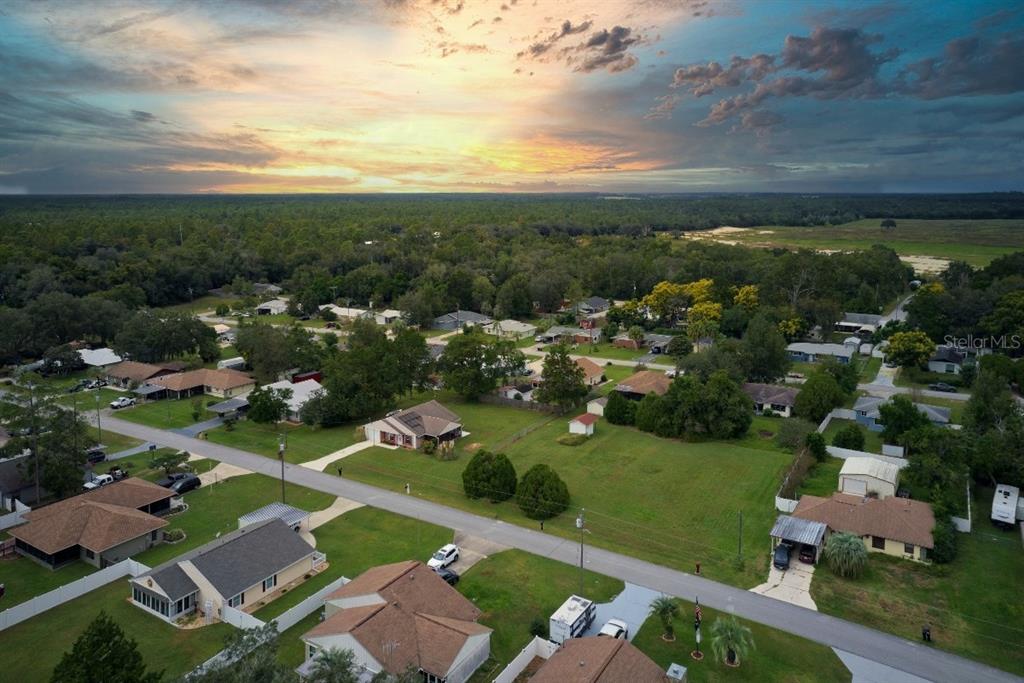 SW Peach Blossom Street Aerial