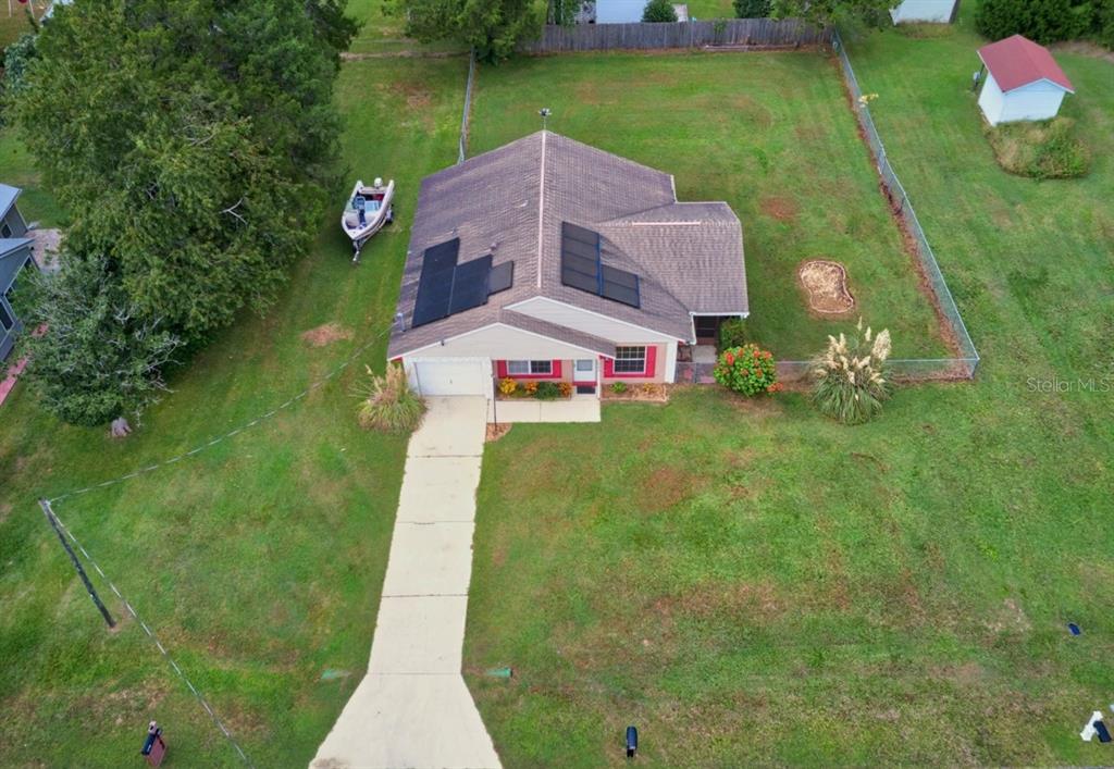 Aerial from front