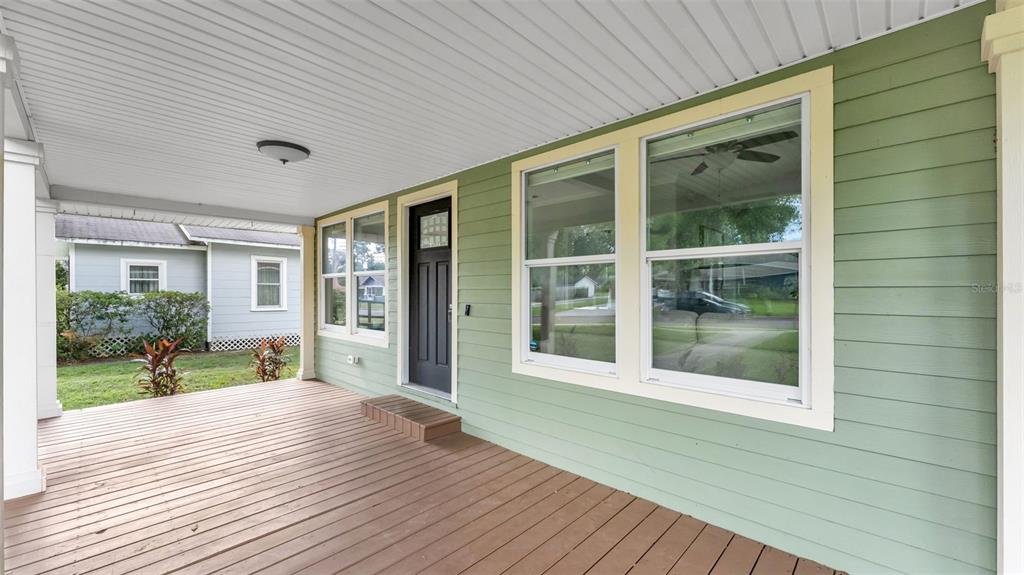Front Porch - Just waiting for a Swing and Rocking Chairs!