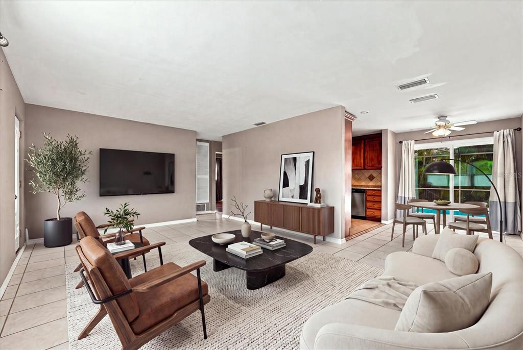 Virtual staging