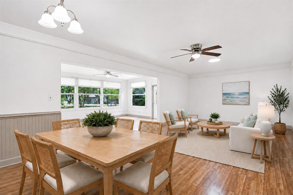 Light & bright open main living~