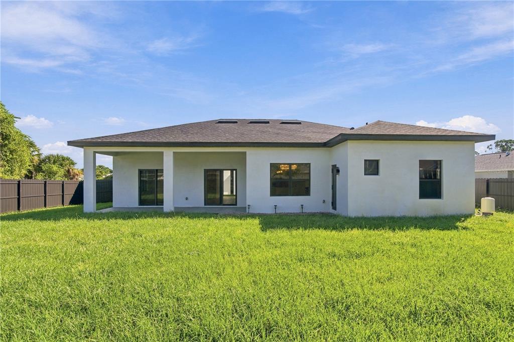Large Back Yard with room for a pool