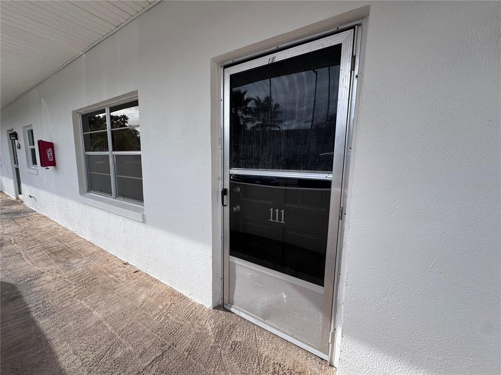 Front door view - 1st Floor Unit