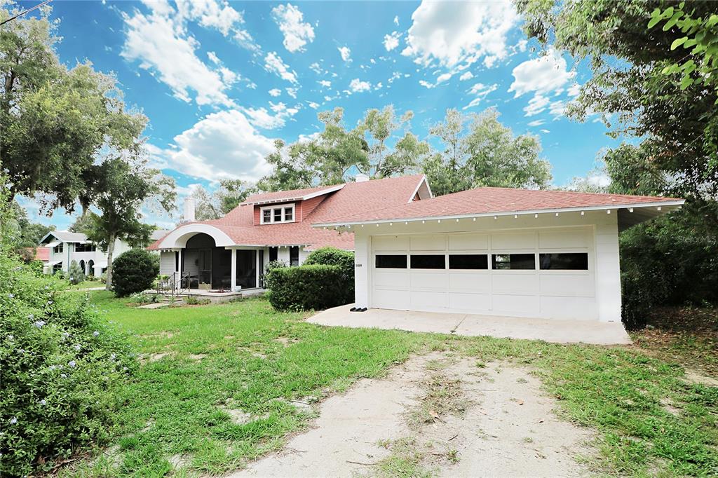 Attached garage