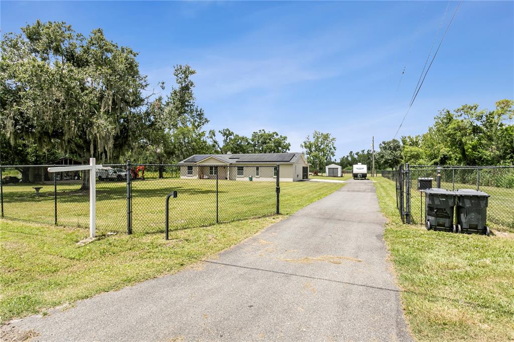 Fully fenced with gated entry