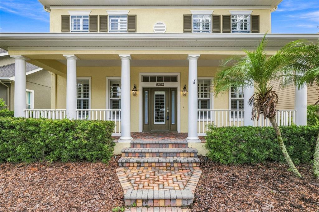 Paver Front Entry & Stunning Front Porch!