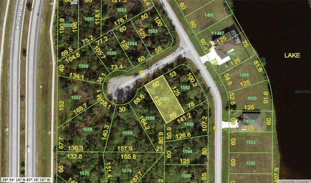 Property for sale at 107 HAWK DRIVE, ROTONDA WEST, FL, 33947