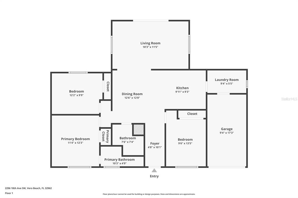 Property for sale at 2296 18TH AVE SW, VERO BEACH, FL, 32962