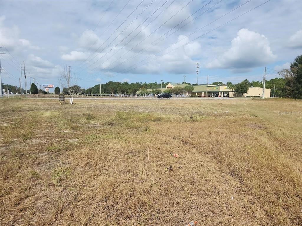 Looking East towards Pine Rd