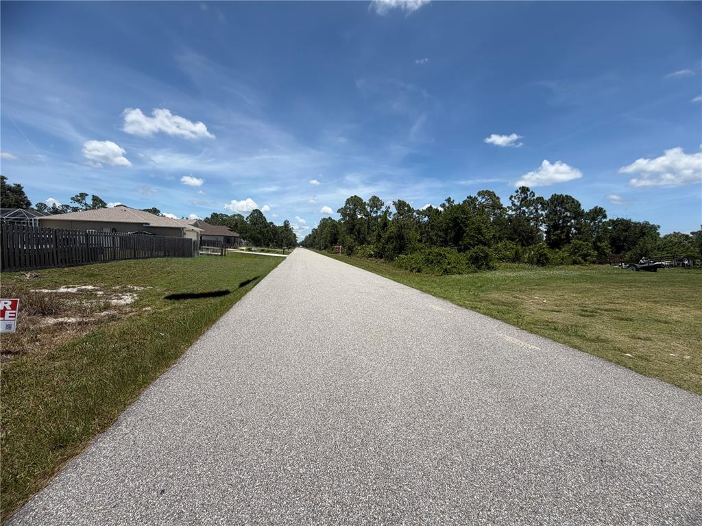 Street view from front of the lot