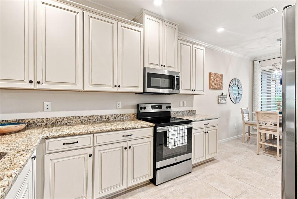 Open Kitchen with eat in Breakfast nook