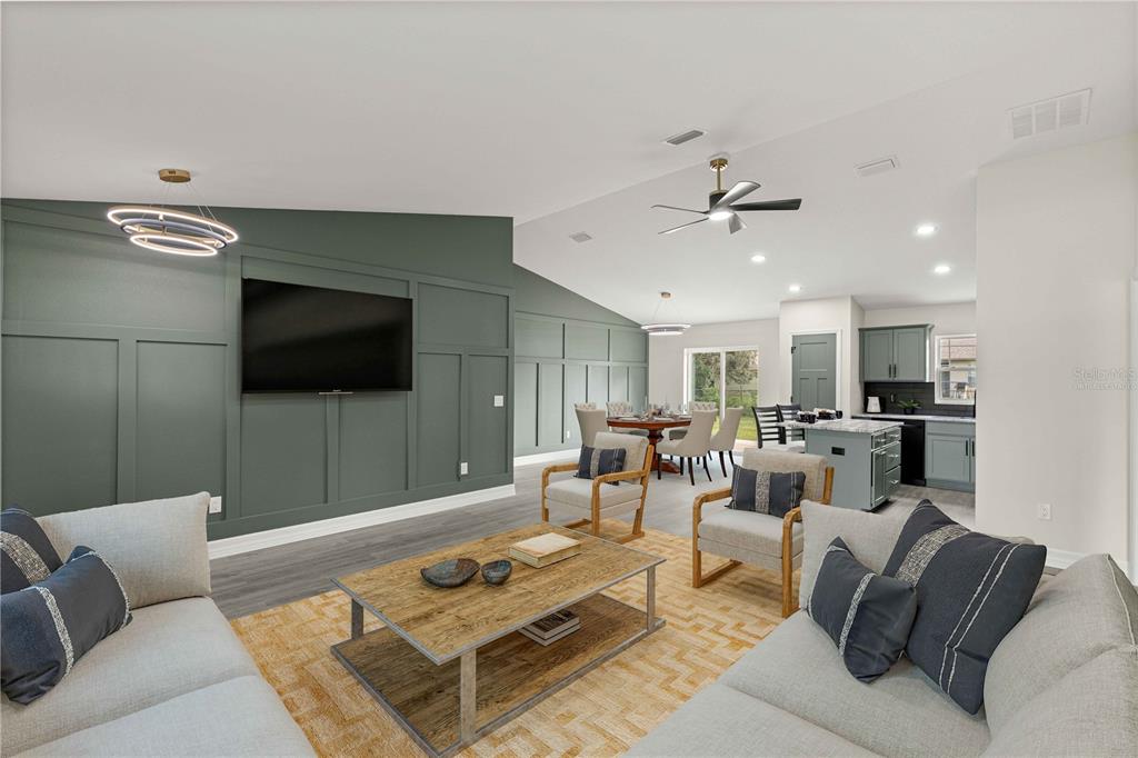 View from Living Room-Virtually Staged