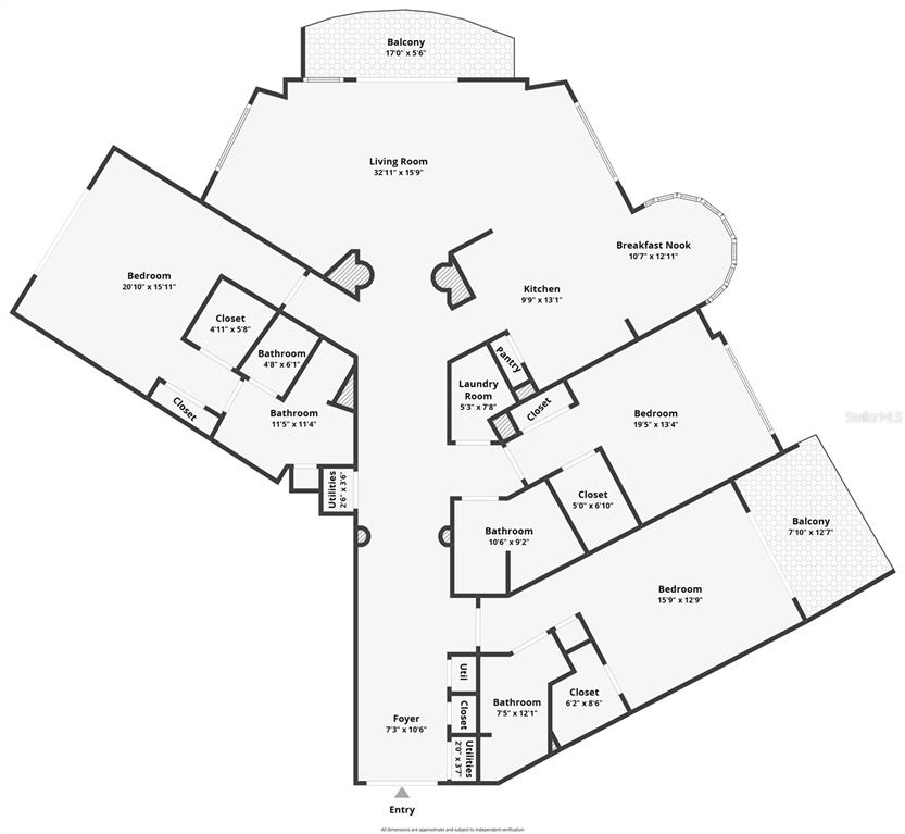 Property for sale at 2 OCEANS WEST BLVD UNIT 300, DAYTONA BEACH SHORES, FL, 32118