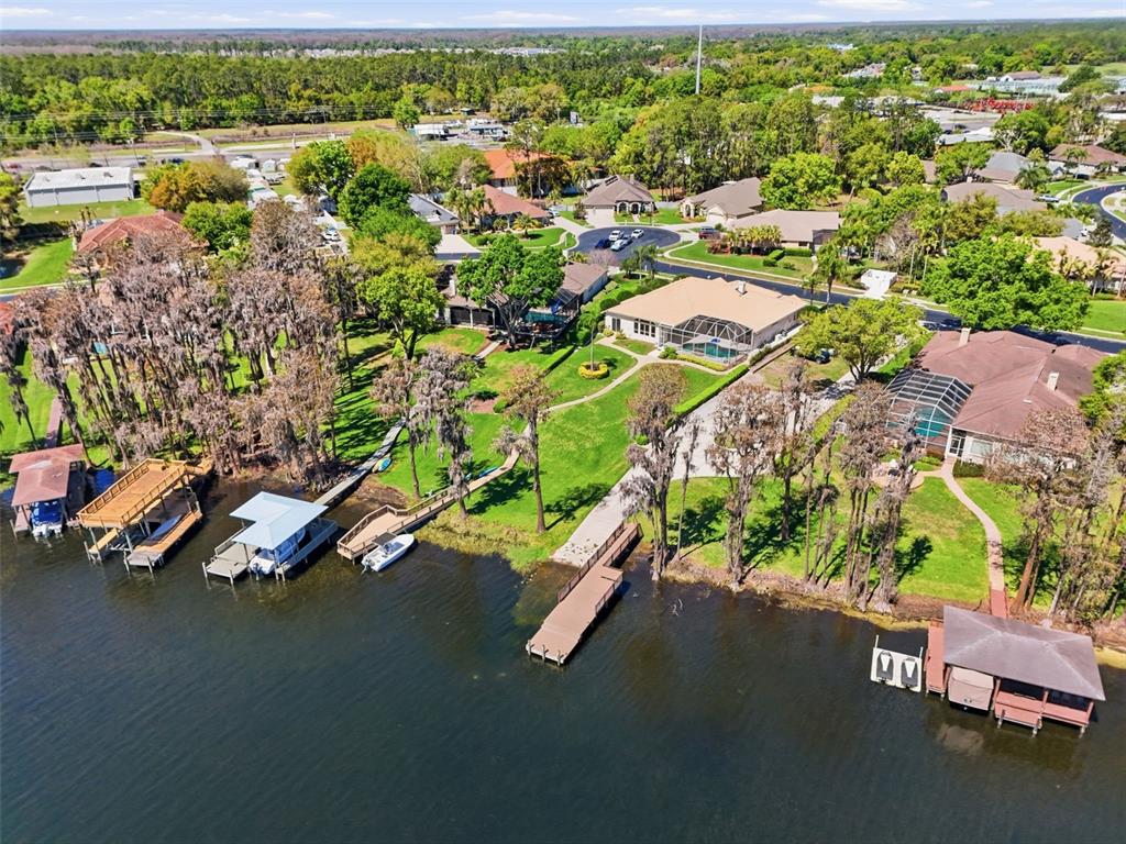Community boat ramp with dock