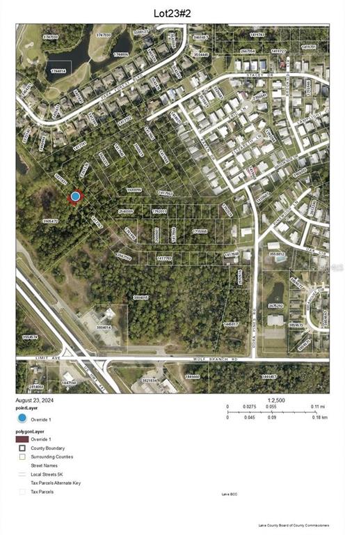 Property for sale at Lot 23 PARK FOREST BLVD, MOUNT DORA, FL, 32757