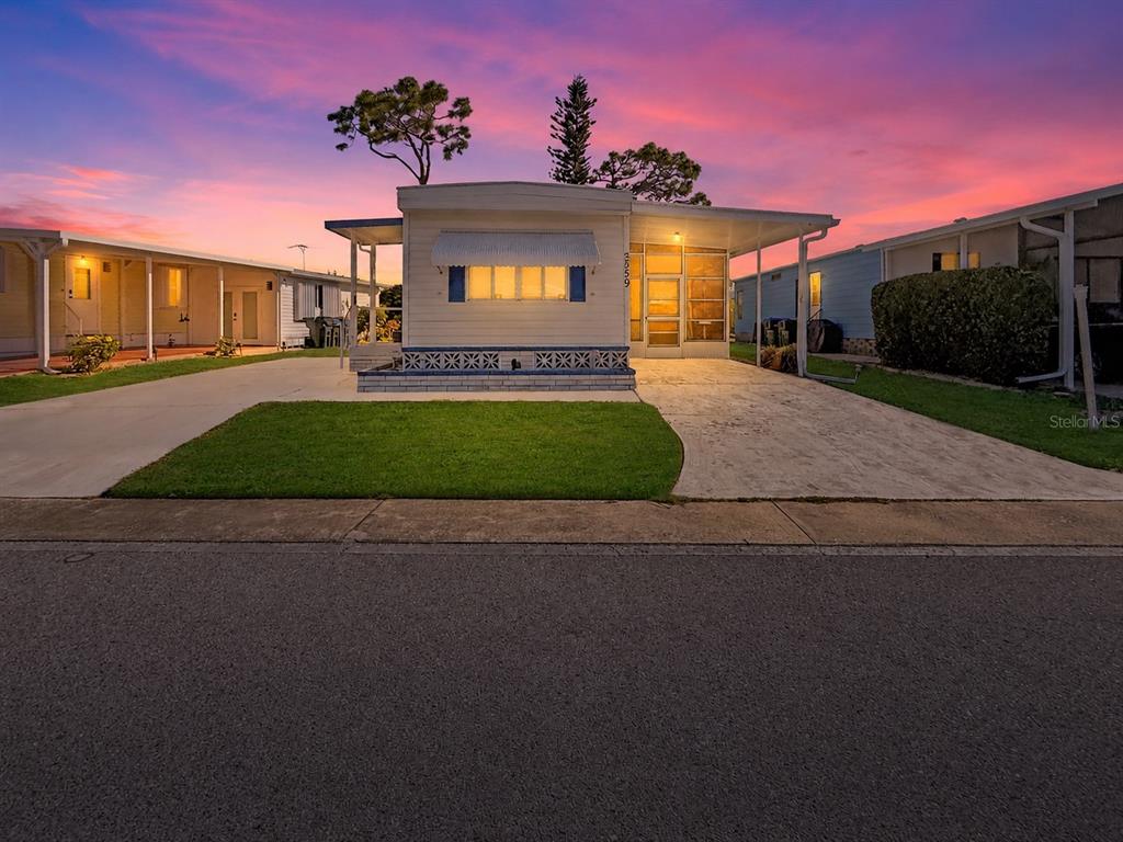 Front with dual driveways
