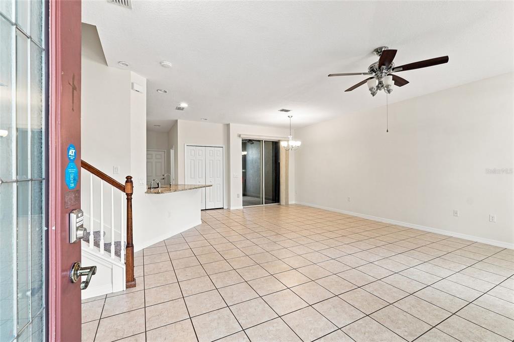 Entry/open living area