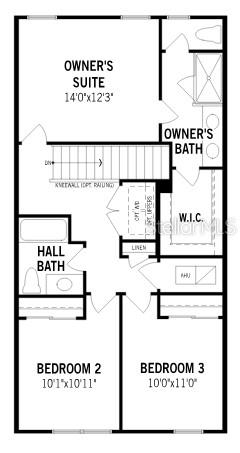 Aurora Floorplan Second Floor