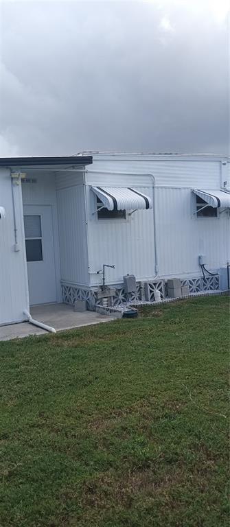 Back of property