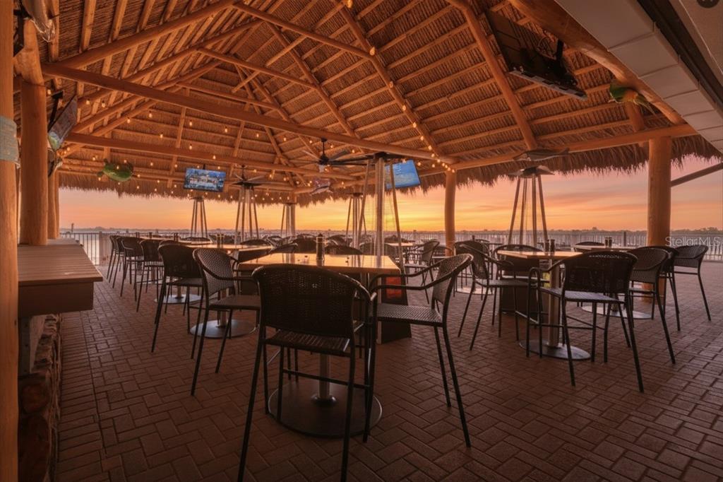 Sunset at the Tiki