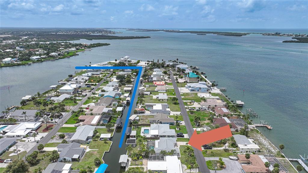 canal view to ICW and Gulf (both pictured here)