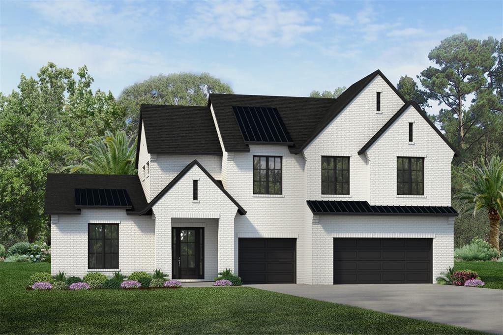 PRECONSTRUCTIONRendering of proposed home - Carlisle II - Country Nouveau. Representative photo – not actual home