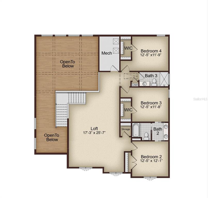 PRECONSTRUCTIONCarlisle II - 2nd FloorFloorplan for illustrative purposes only; dimensions and layout subject to change.