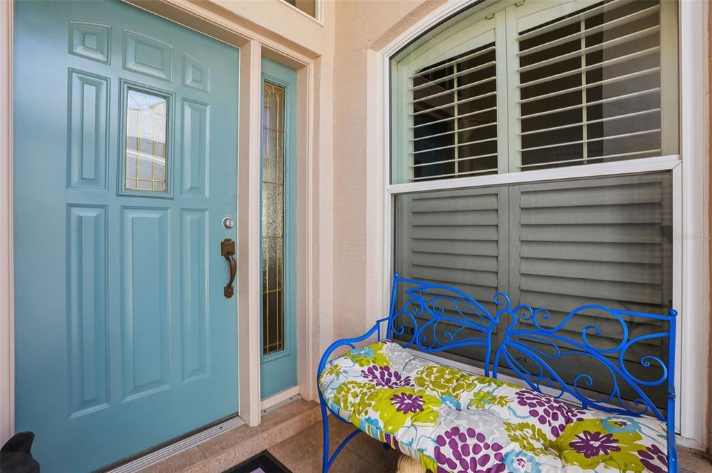 Screened front porch