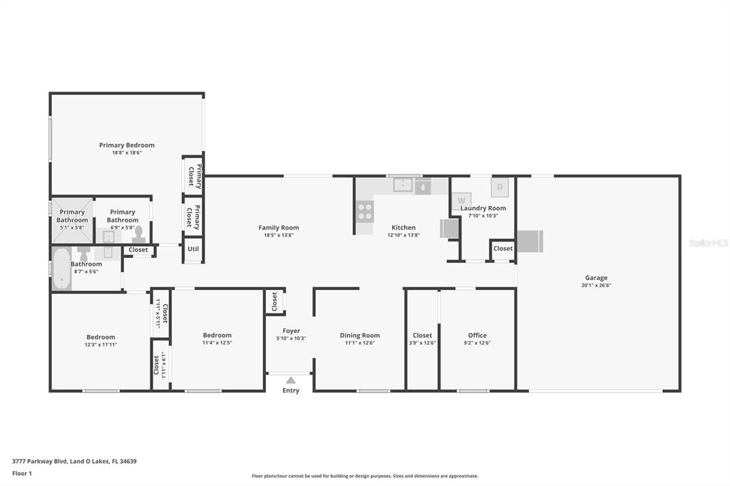 Property for sale at 3777 PARKWAY BOULEVARD, LAND O LAKES, FL, 34639