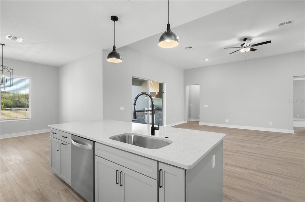 Plenty of space to cook and gather.