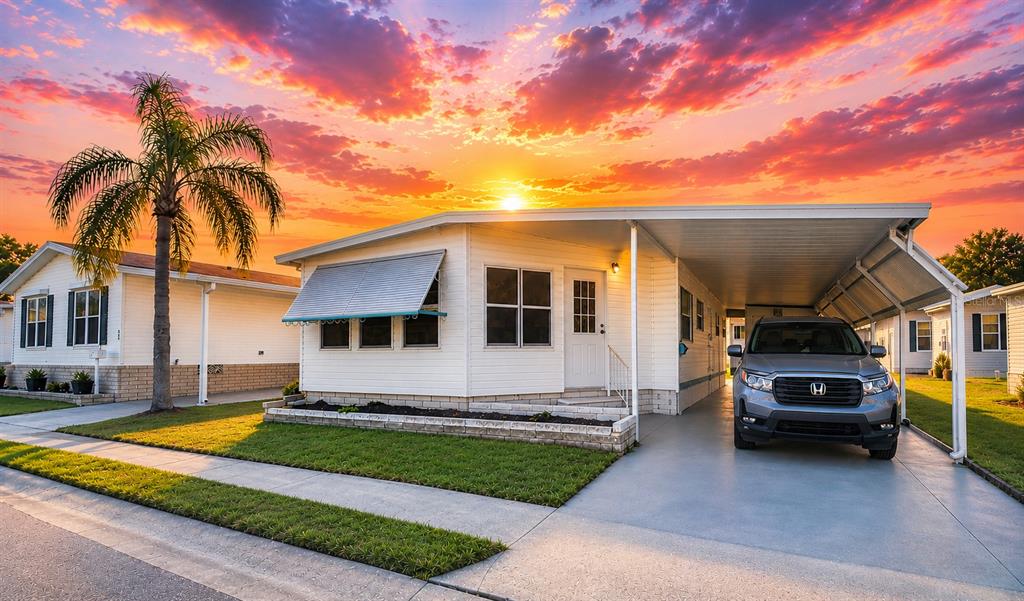 Front sunset photo