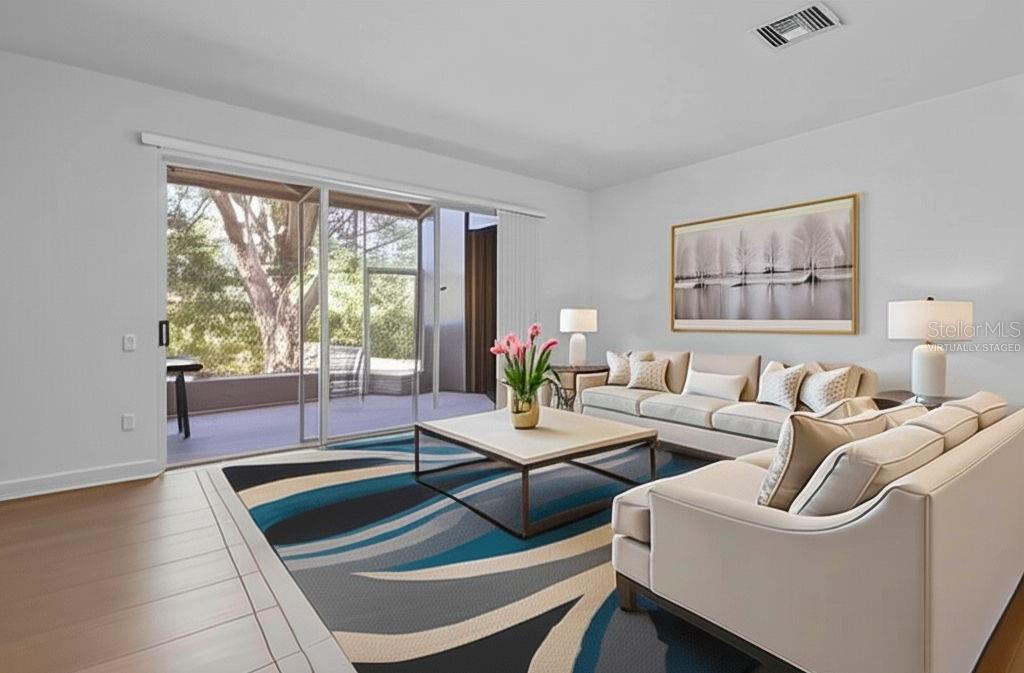 Virtually Staged Living Area