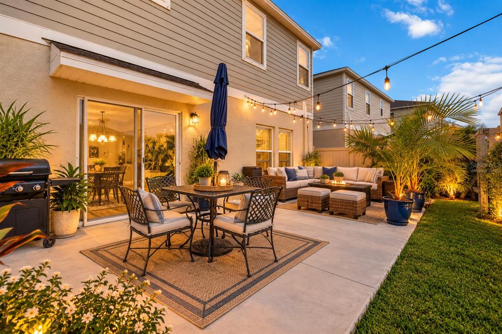 Virtually Staged Back Patio